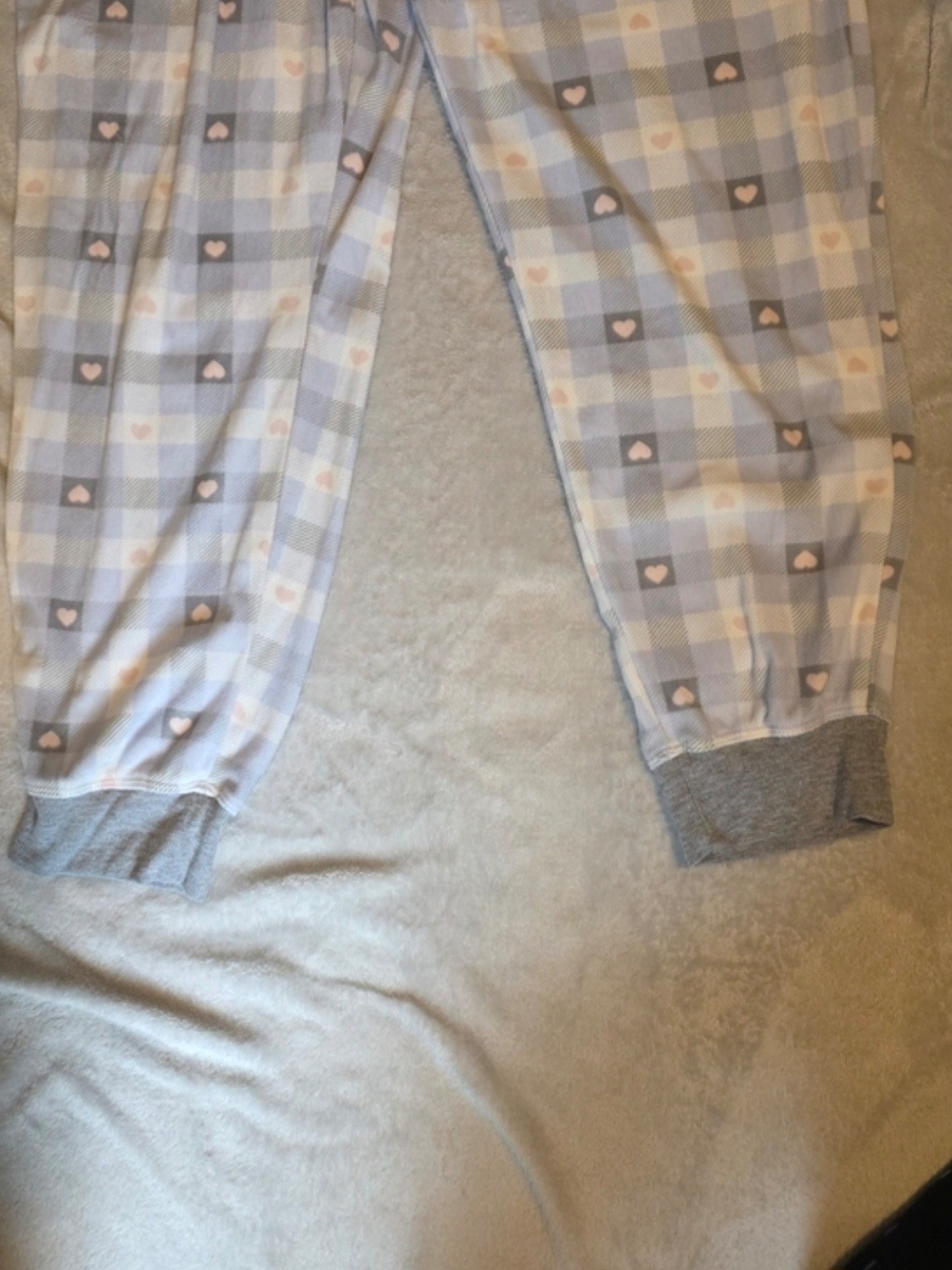 Croft & Barrow Women's Navy, Blue & Light Blue Cozy Pajama Top Trio - Picture 8 of 10